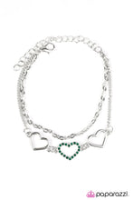 Load image into Gallery viewer, Love is Everywhere Green Bracelet