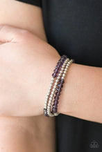Load image into Gallery viewer, Sheen One, Sheen Them All Purple Bracelet