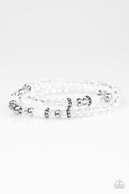 Crystal Cavalier White Bracelet