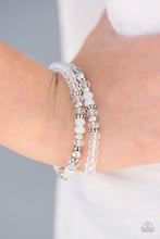 Load image into Gallery viewer, Crystal Cavalier White Bracelet