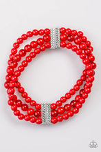 Load image into Gallery viewer, Malibu Muse Red Bracelet