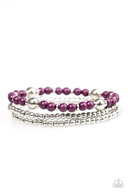 Colorfully Classy Purple Bracelet