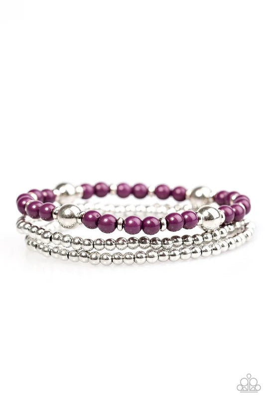 Colorfully Classy Purple Bracelet
