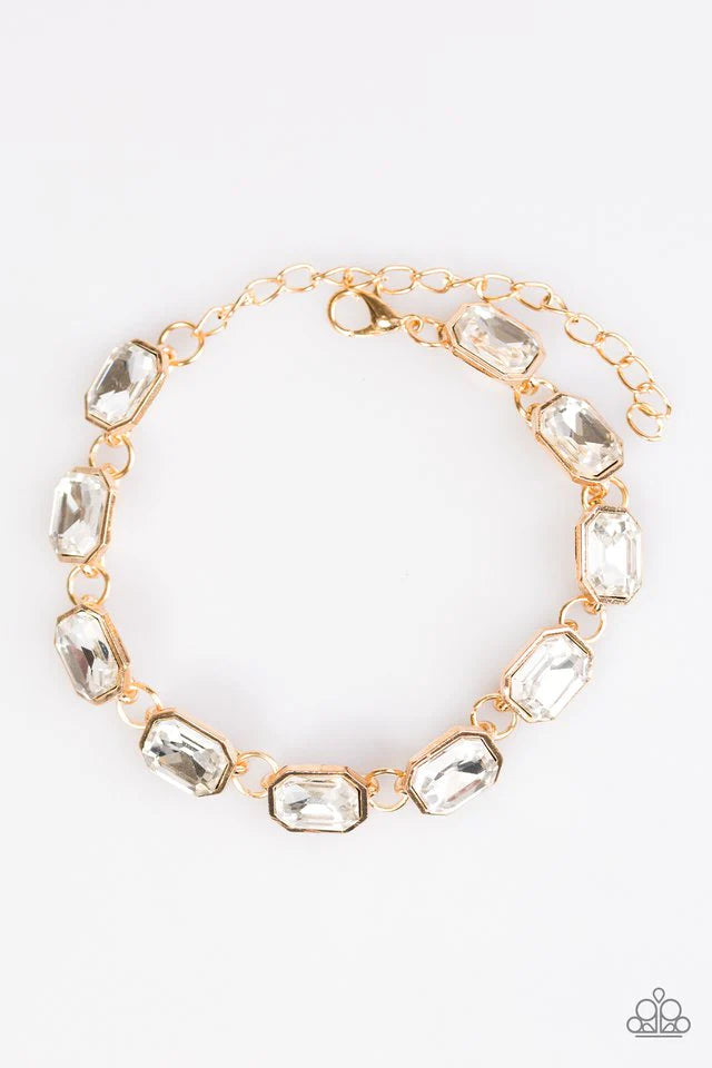 Deluxe Sparkle Gold Bracelet