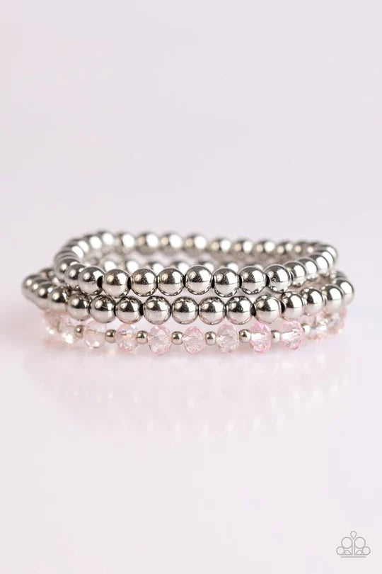 City Sleek Pink Bracelet