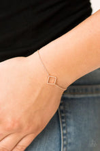 Load image into Gallery viewer, The Square Minimum Rose Gold Bracelet
