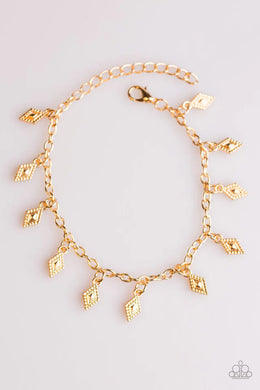 Diamond Dunes Gold Bracelet