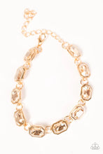 Load image into Gallery viewer, Deluxe Sparkle with Gold Gems Bracelet
