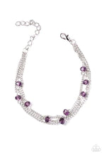 Load image into Gallery viewer, Shine Brightly Purple Bracelet
