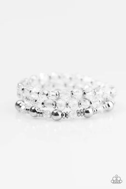 Magnificently Metro White Bracelet