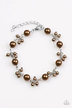 Load image into Gallery viewer, Posh in Pearls Brown Bracelet