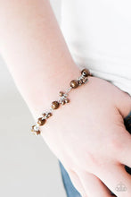 Load image into Gallery viewer, Posh in Pearls Brown Bracelet