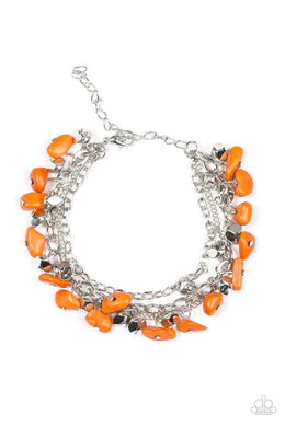 Colorful Cliffs Orange Bracelet