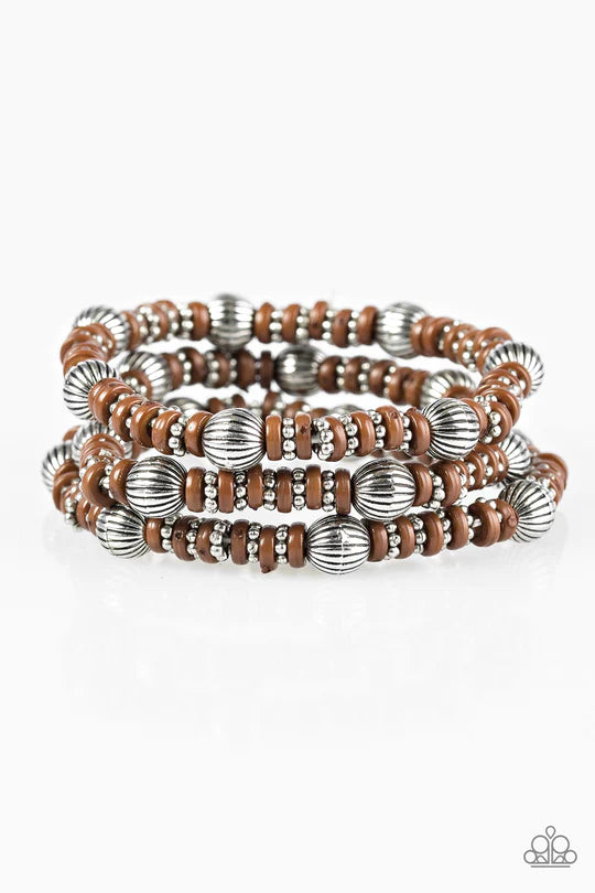 Barcelona Ball Brown Bracelet