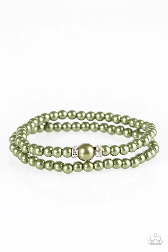 Cambridge Chic Green Bracelet
