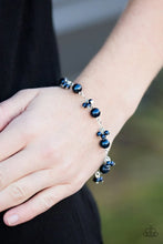 Load image into Gallery viewer, Posh In Pearls Blue Bracelet