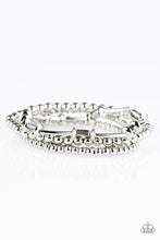 Load image into Gallery viewer, Uniquely Upscale Silver Bracelet