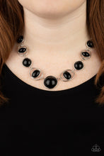 Load image into Gallery viewer, Eye of the Bead Holder Black Necklace