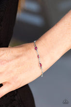Load image into Gallery viewer, Center Stage Chic Purple Bracelet