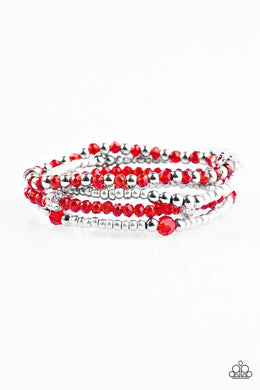 All Glam Red Bracelet