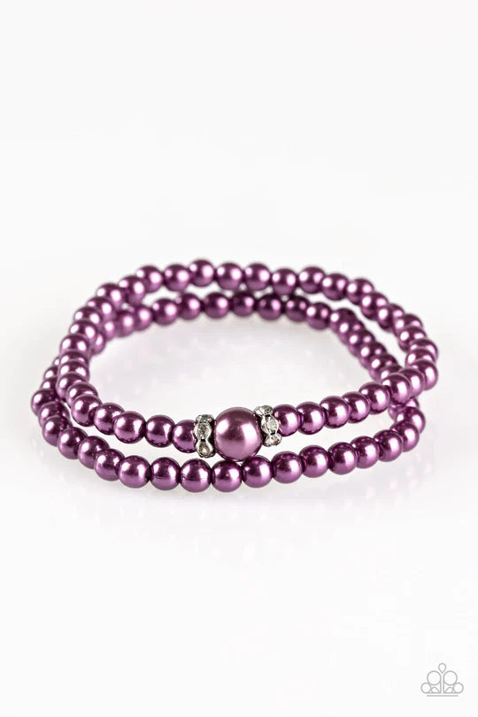 Cambridge Chic Purple Bracelet