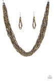 Load image into Gallery viewer, The Speed of Starlight Multi Seed Bead Necklace