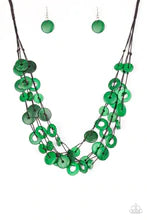 Load image into Gallery viewer, Wonderfully Walla Walla Green Wood Necklace