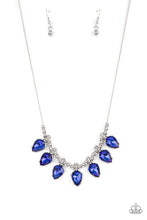 Load image into Gallery viewer, Crown Jewel Couture Blue Necklace