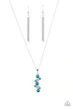Load image into Gallery viewer, Classically Clustered Blue Necklace