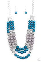 Load image into Gallery viewer, Bead Your Own Drum Blue Necklace