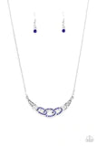 Knot in Love Blue Necklace