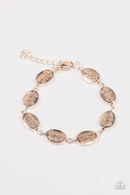 Good Things Come in Trees Rose Gold Bracelet