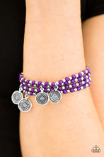 Load image into Gallery viewer, Gypsy Globetrotter Purple Bracelet