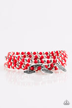 Load image into Gallery viewer, Gypsy Globetrotter Red Bracelet