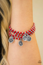 Load image into Gallery viewer, Gypsy Globetrotter Red Bracelet
