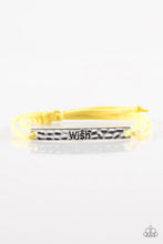 Load image into Gallery viewer, Careful What You Wish For Yellow Bracelet