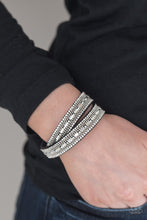 Load image into Gallery viewer, Shimmer and Sass Black Bracelet