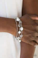 Load image into Gallery viewer, Gatsby Gala White Bracelet