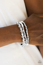 Load image into Gallery viewer, Beaded Bravado White Bracelet