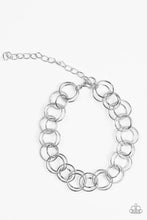 Load image into Gallery viewer, Contemporary Circus Silver Bracelet