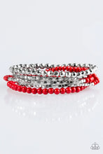 Load image into Gallery viewer, Colorfully Chromatic Red Bracelet