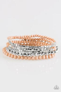 Colorfully Chromatic Brown Bracelet