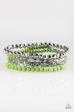 Colorfully Chromatic Green Bracelet
