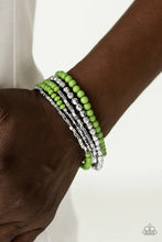 Load image into Gallery viewer, Colorfully Chromatic Green Bracelet