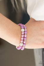 Load image into Gallery viewer, Teasingly Tinseltown Purple Bracelet