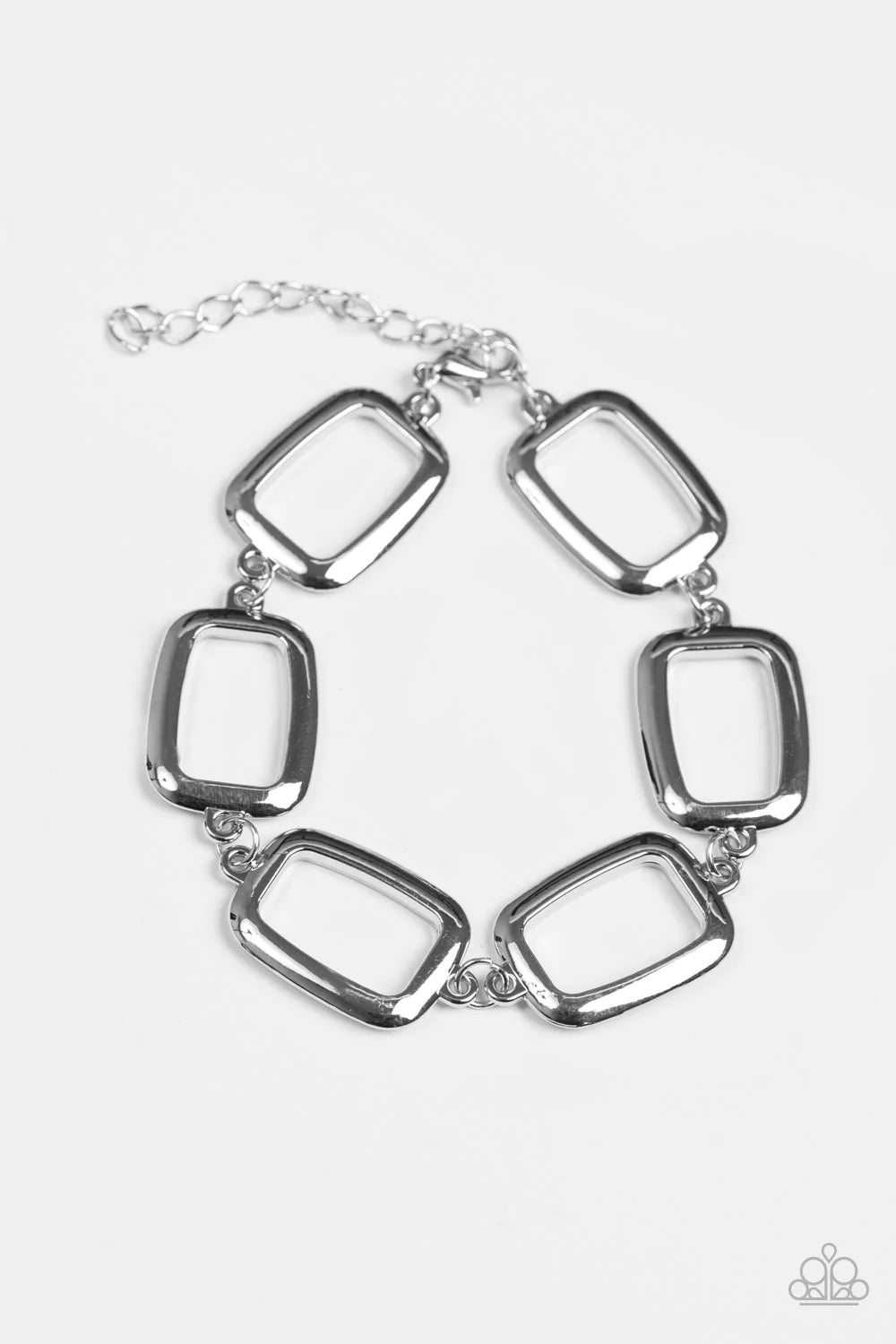 Basic Geometry Silver Bracelet