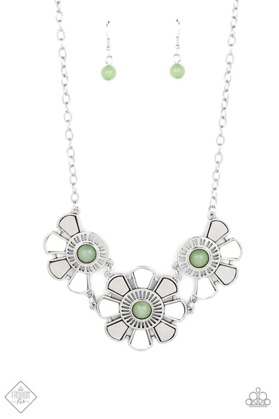 Aquatic Garden Green Necklace