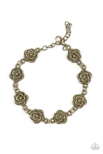 Load image into Gallery viewer, Wildflower Wonderland Brass Bracelet