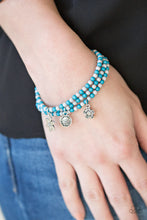 Load image into Gallery viewer, Rooftop Gardens Blue Bracelet