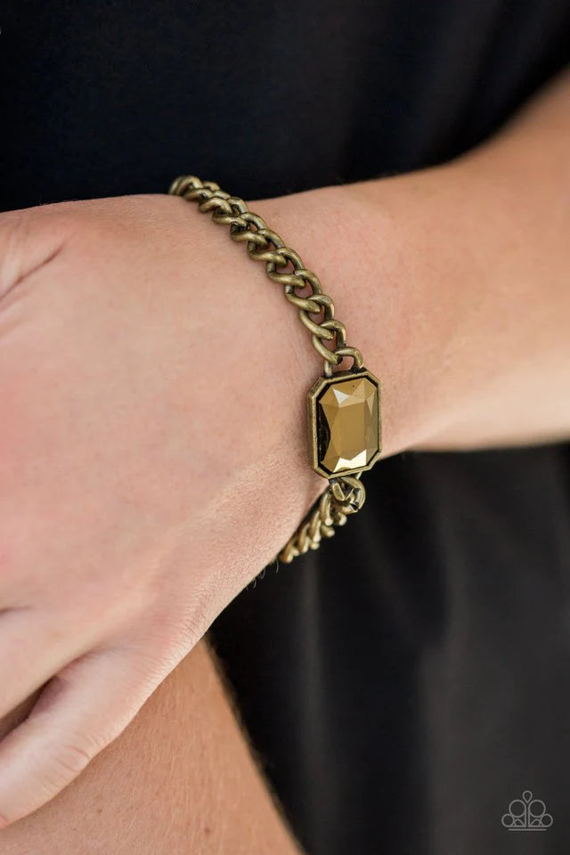 Command and Conqueror Brass Bracelet